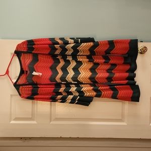 Lane Bryant strip see through  plus size cardigan